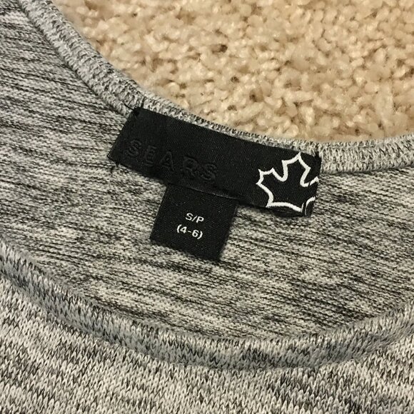 SEARS Crew Neck Gradient Marled Knit Tank Top - Picture 8 of 13
